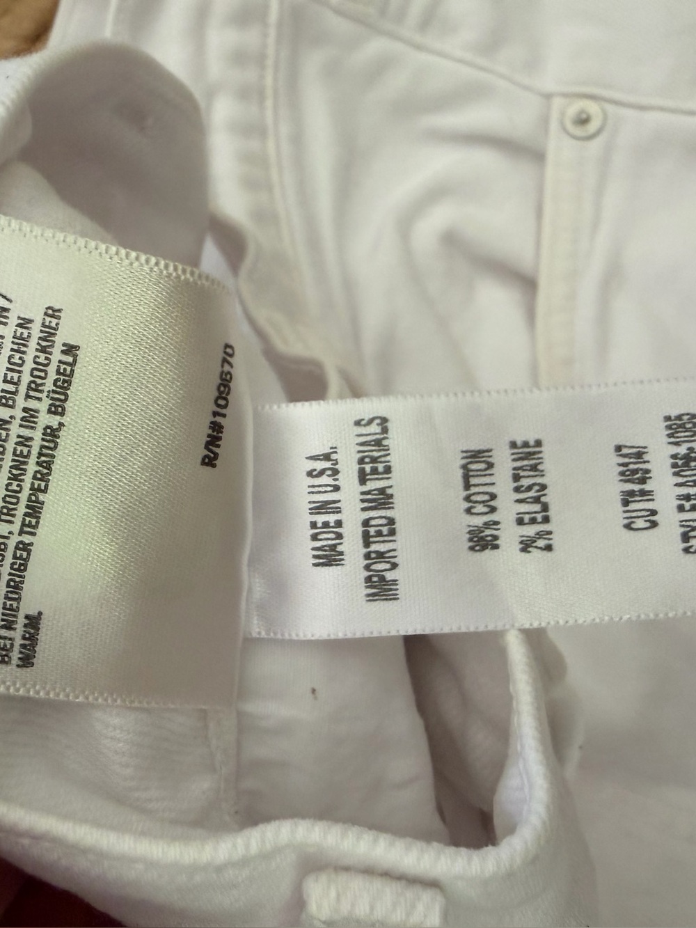Agolde Riley White Jeans - Picture 9 of 9